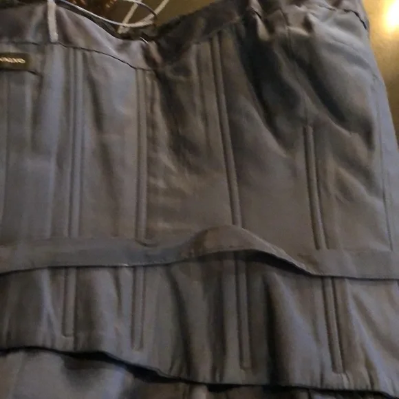 Carmen Marc Valvo Strapless Navy and Black Bandage Special Occassion Dress S/8 - Picture 15 of 16